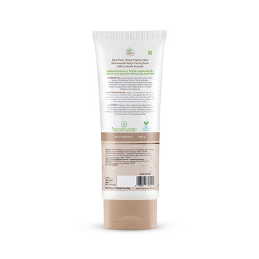 Mamaearth Rice Face Scrub for Glowing Skin, With Rice Water & Niacinamide for Glass Skin - 100 g